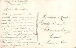 Flores de la fantasía de la POSTAL de la VENDIMIA