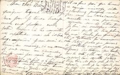 Flores de la fantasía de la POSTAL de la VENDIMIA