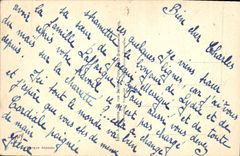 Flores de la fantasía de la POSTAL de la VENDIMIA