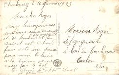 Flores de la fantasía de la POSTAL de la VENDIMIA