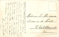 Flores de la fantasía de la POSTAL de la VENDIMIA