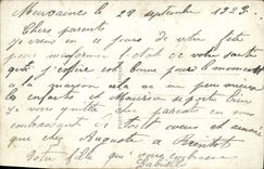 Flores de la fantasía de la POSTAL de la VENDIMIA