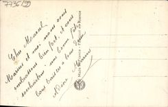 Flores de la fantasía de la POSTAL de la VENDIMIA