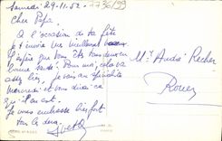 VINTAGE POSTCARD Fantaisie Flowers Horseshoe