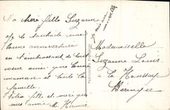 Flores de la fantasía de la POSTAL de la VENDIMIA