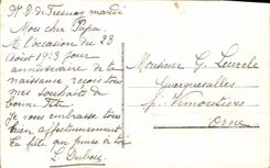 Flores de la fantasía de la POSTAL de la VENDIMIA