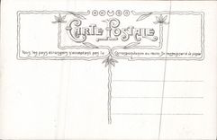 Flores de la fantasía de la POSTAL de la VENDIMIA