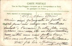 Flores de la fantasía de la POSTAL de la VENDIMIA