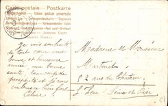 Flores de la fantasía de la POSTAL de la VENDIMIA