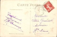 Flores de la fantasía de la POSTAL de la VENDIMIA