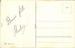 Flores de la fantasía de la POSTAL de la VENDIMIA