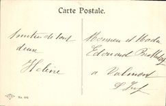 Flores de la fantasía de la POSTAL de la VENDIMIA