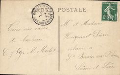 Flores de la fantasía de la POSTAL de la VENDIMIA