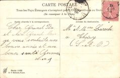 Flores de la fantasía de la POSTAL de la VENDIMIA