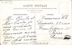 Flores de la fantasía de la POSTAL de la VENDIMIA