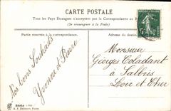 Flores de la fantasía de la POSTAL de la VENDIMIA