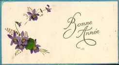 Flores de la fantasía de la POSTAL de la VENDIMIA