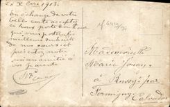 Flores de la fantasía de la POSTAL de la VENDIMIA