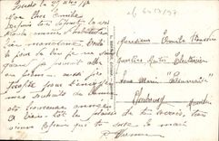 Flores de la fantasía de la POSTAL de la VENDIMIA