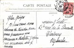 Flores de la fantasía de la POSTAL de la VENDIMIA