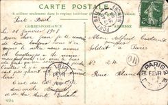 Flores de la fantasía de la POSTAL de la VENDIMIA