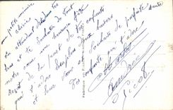 Flores de la fantasía de la POSTAL de la VENDIMIA