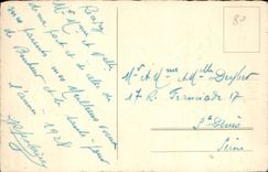 Flores de la fantasía de la POSTAL de la VENDIMIA