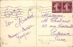 Flores de la fantasía de la POSTAL de la VENDIMIA