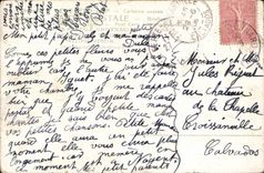 Flores de la fantasía de la POSTAL de la VENDIMIA