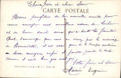 Flores de la fantasía de la POSTAL de la VENDIMIA