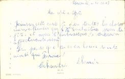 Flores de la fantasía de la POSTAL de la VENDIMIA