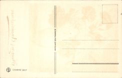 Flores de la fantasía de la POSTAL de la VENDIMIA