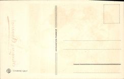 Flores de la fantasía de la POSTAL de la VENDIMIA