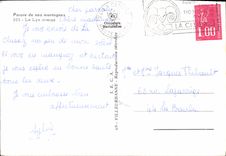 CPM Fantaisie Fleurs Le lys orange