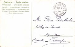 Flores de la fantasía de la POSTAL de la VENDIMIA