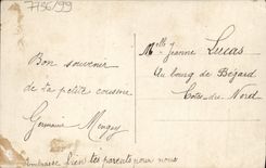 Flores de la fantasía de la POSTAL de la VENDIMIA