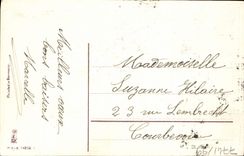 Paloma de las flores de la fantasía de la POSTAL de la VENDIMIA