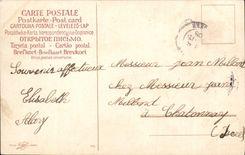 Flores de la fantasía de la POSTAL de la VENDIMIA