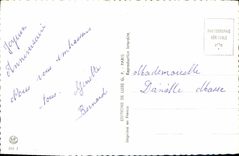 Flores de la fantasía de la POSTAL de la VENDIMIA