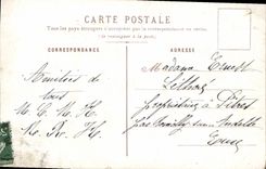 Flores de la fantasía de la POSTAL de la VENDIMIA