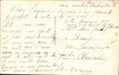 Flores de la fantasía de la POSTAL de la VENDIMIA