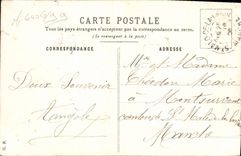 Flores de la fantasía de la POSTAL de la VENDIMIA