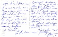 Flores de la fantasía de la POSTAL de la VENDIMIA