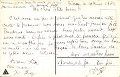 VINTAGE POSTCARD Fantaisie Flowers Horseshoe