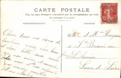 Flores de la fantasía de la POSTAL de la VENDIMIA