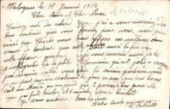 Flores de la fantasía de la POSTAL de la VENDIMIA