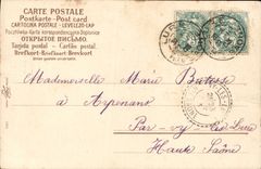 Flores de la fantasía de la POSTAL de la VENDIMIA