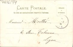 Flores de la fantasía de la POSTAL de la VENDIMIA