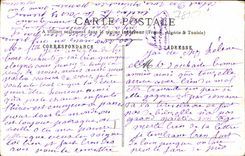 Flores de la fantasía de la POSTAL de la VENDIMIA