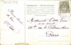 Flores de la fantasía de la POSTAL de la VENDIMIA
